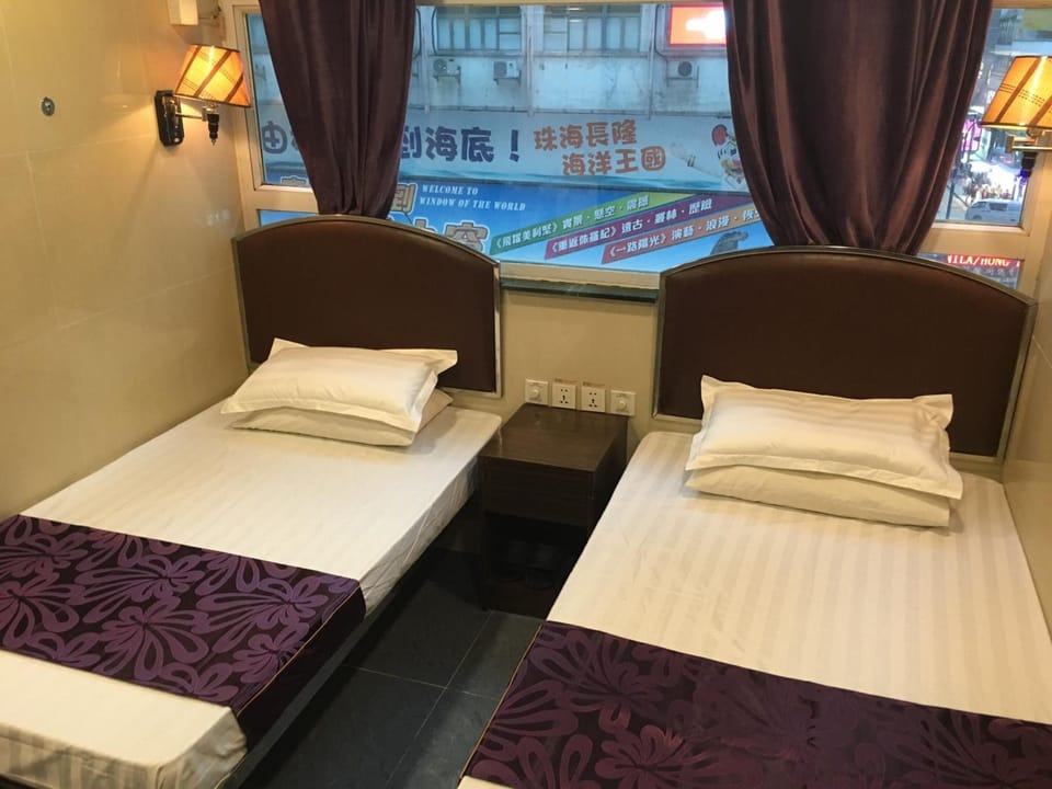 Hypo-allergenic bedding, blackout drapes, soundproofing, free WiFi
