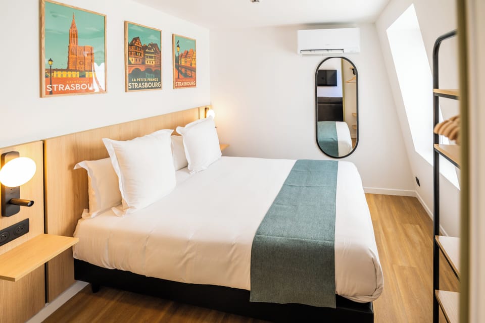 Hypo-allergenic bedding, desk, soundproofing, iron/ironing board