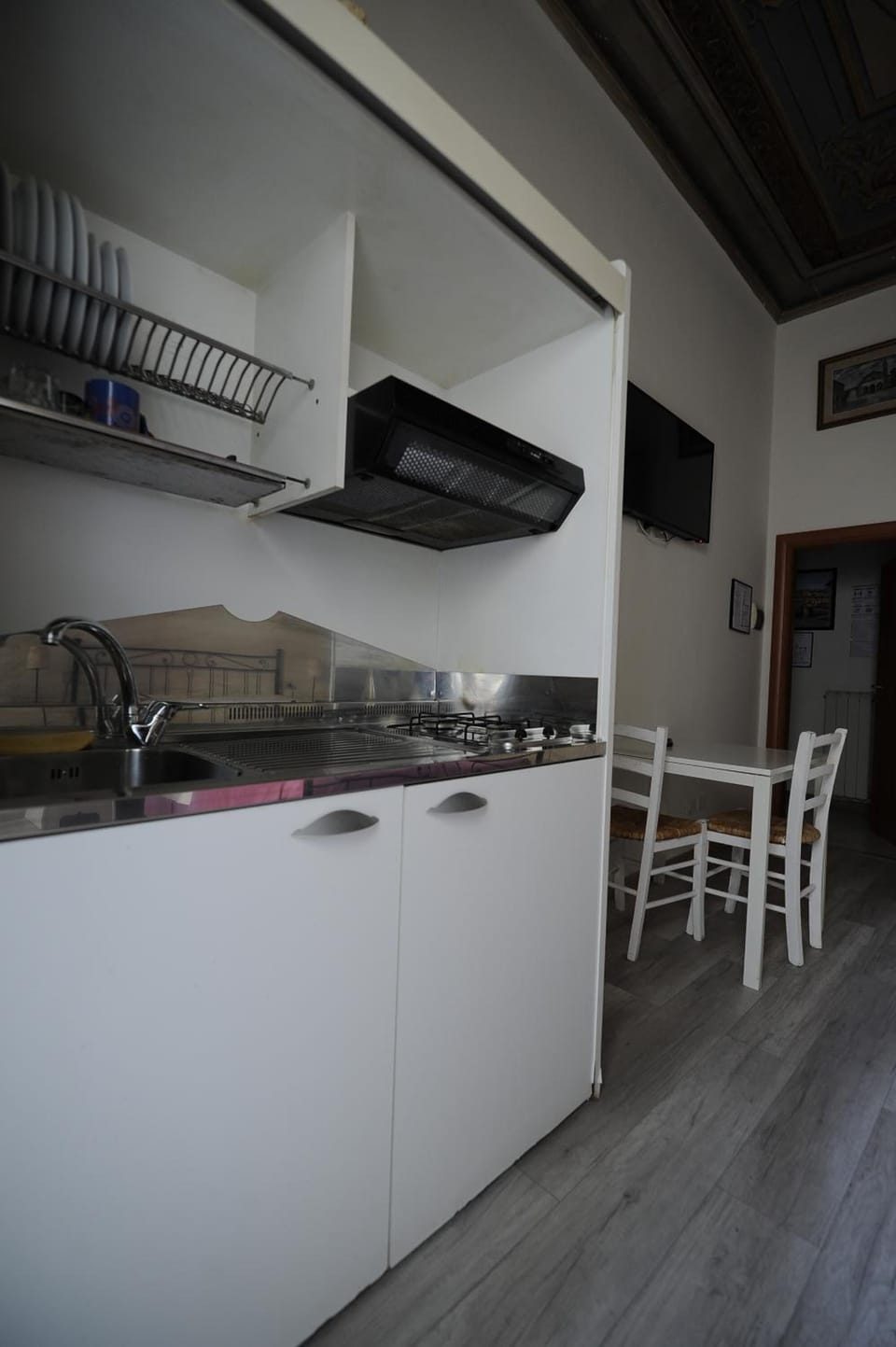 Shared fridge, electric kettle
