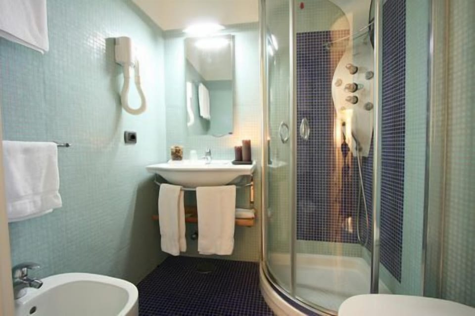 Shower, hydromassage showerhead, hair dryer, bidet