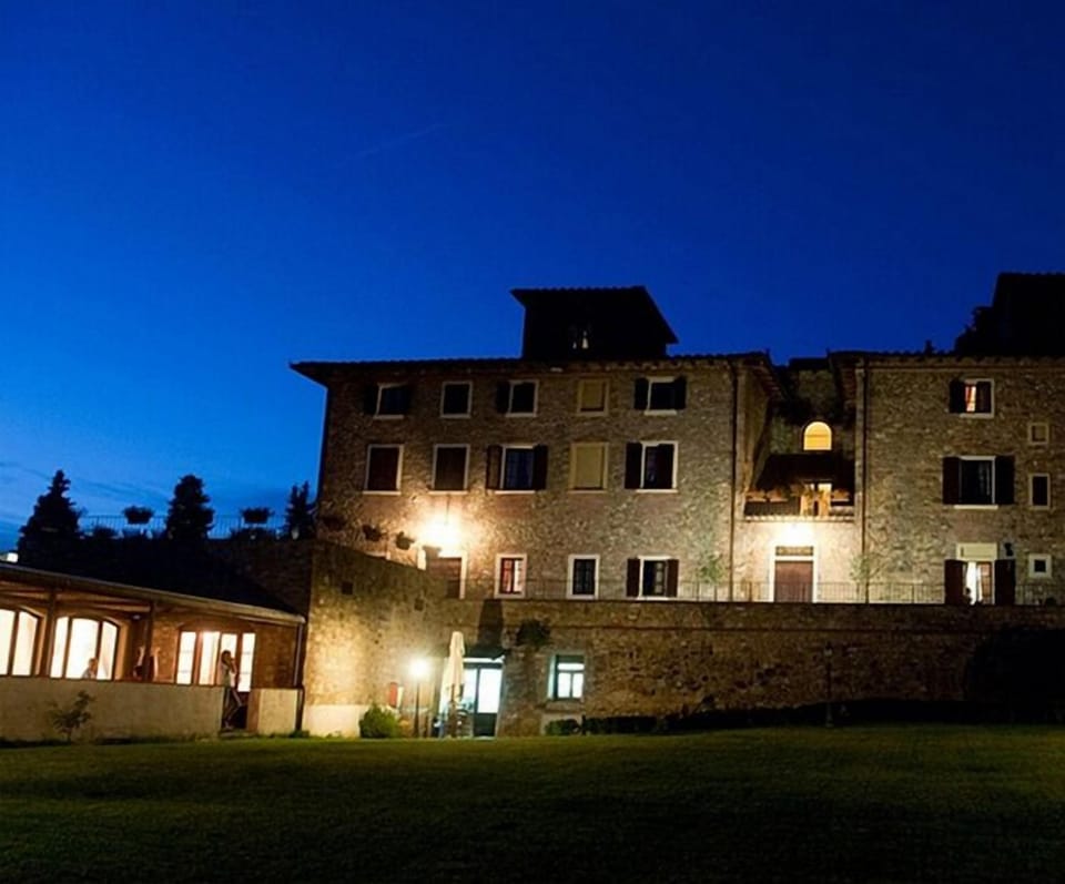 Front of property - evening/night