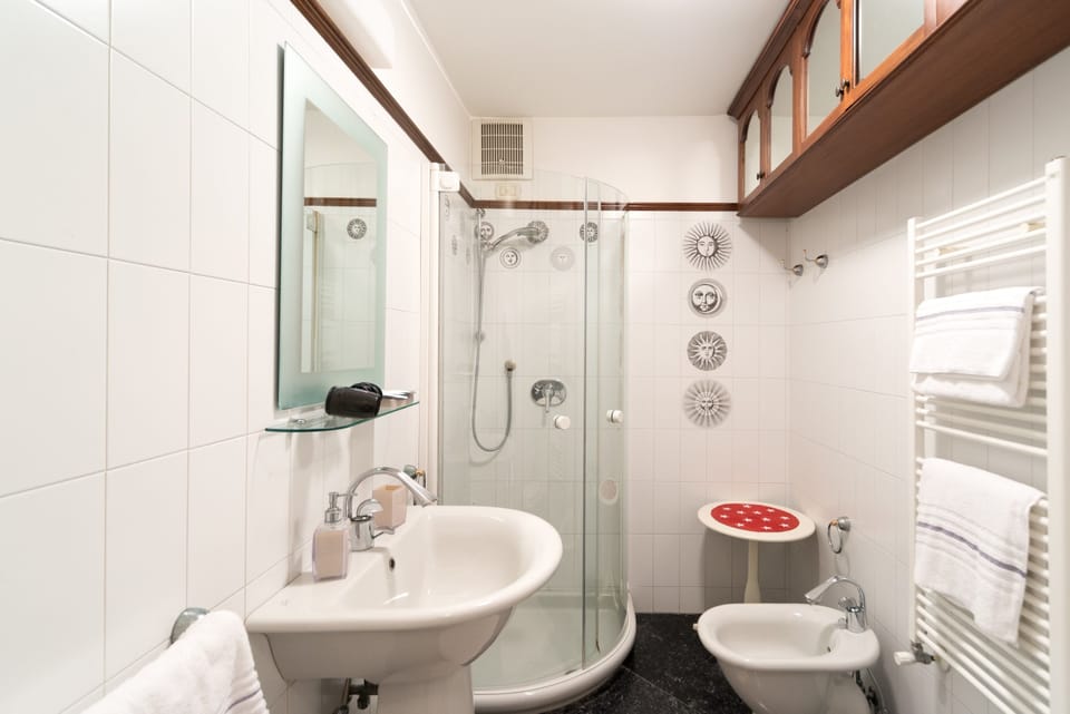 Classic Double or Twin Room | Bathroom | Rainfall showerhead, hair dryer, bidet, towels