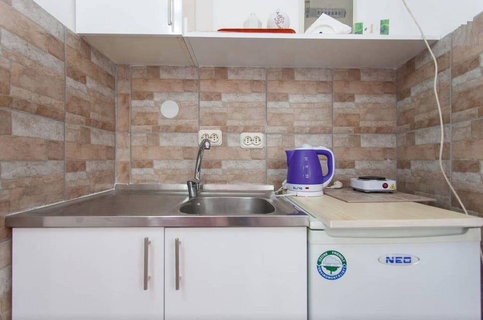 Apartment for 3 people | Private kitchenette | Fridge, coffee/tea maker, electric kettle