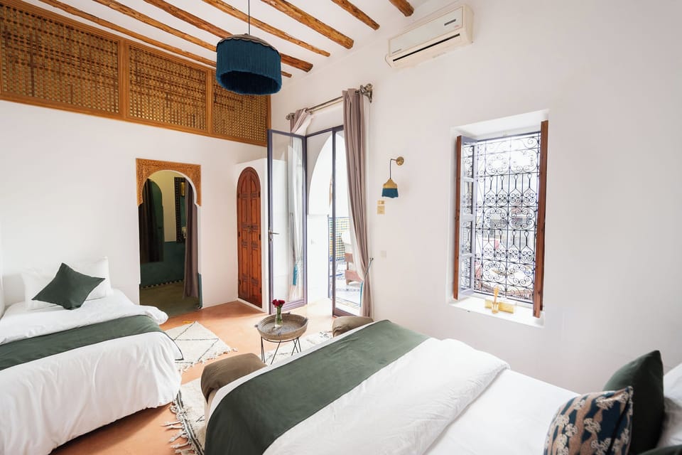 Comfort Triple Room (Zagora) | Premium bedding, in-room safe, individually decorated