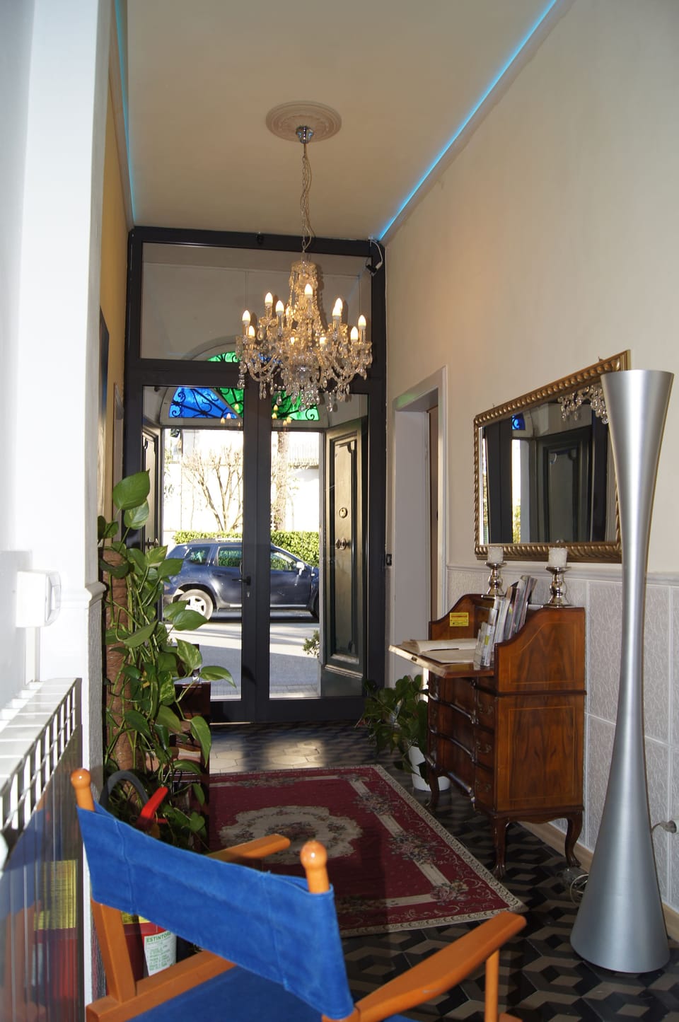 Interior entrance
