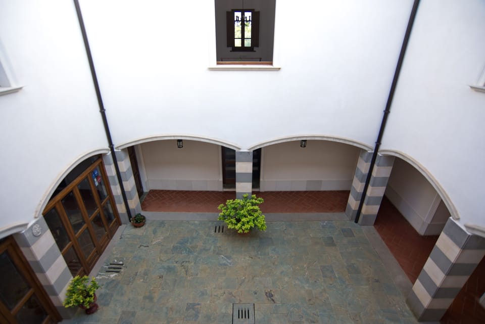 Interior entrance