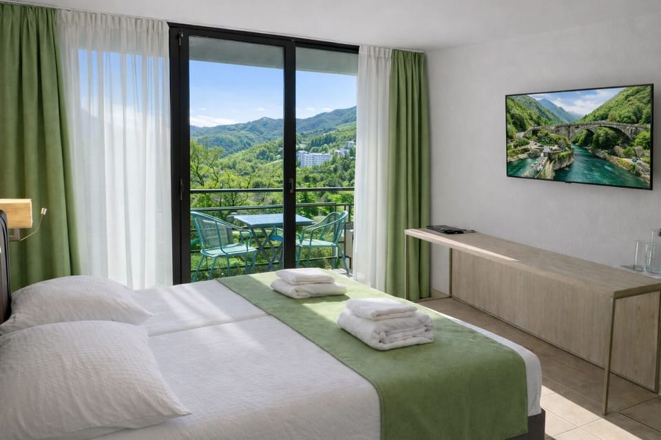 Comfort Double Room, Balcony, Garden View | Minibar, in-room safe, rollaway beds, free WiFi