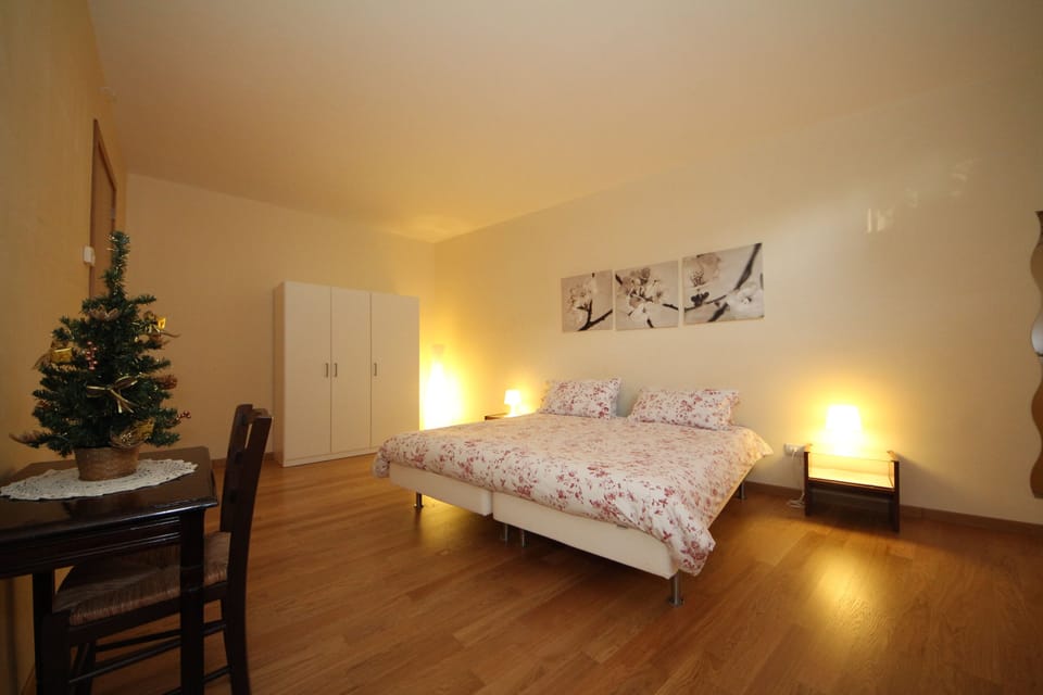 Economy Double Room | Frette Italian sheets, down comforters, Select Comfort beds, desk