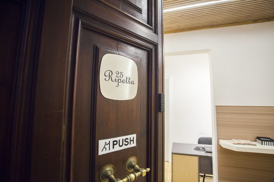 Interior entrance