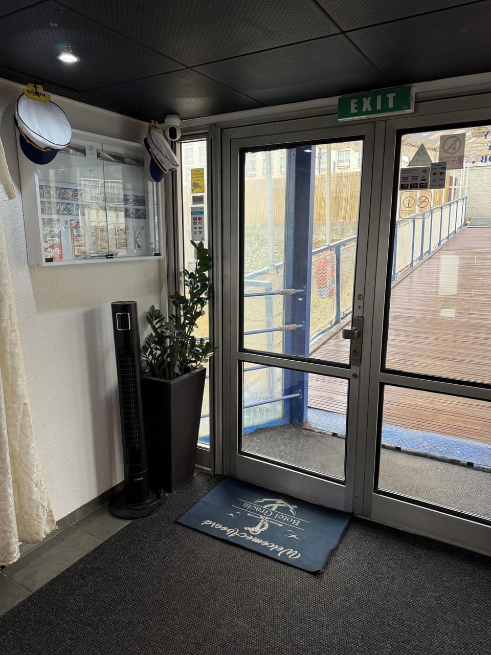 Interior entrance