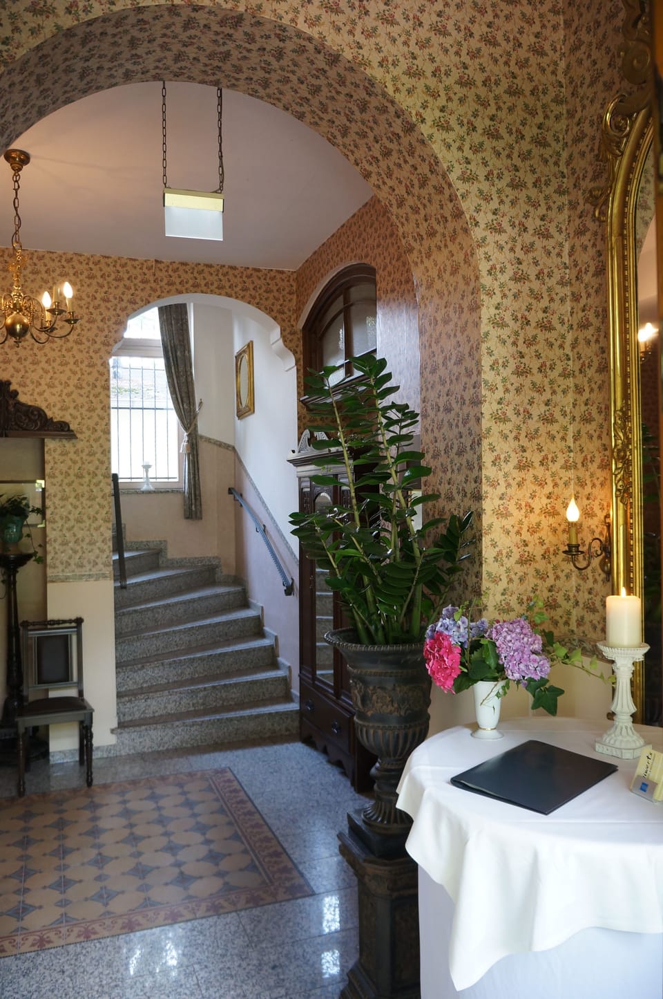Interior entrance