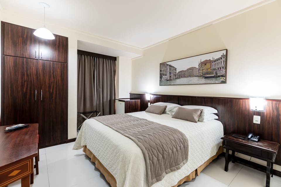 Deluxe Double Room, 1 Queen Bed | In-room safe, desk, blackout drapes, free WiFi