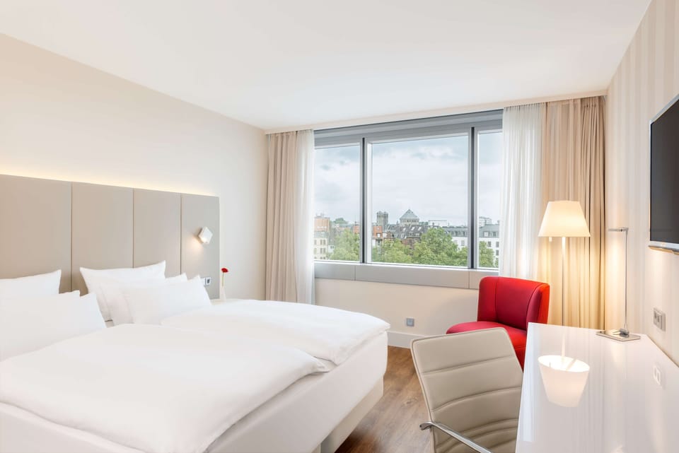 Pillowtop beds, minibar, in-room safe, desk