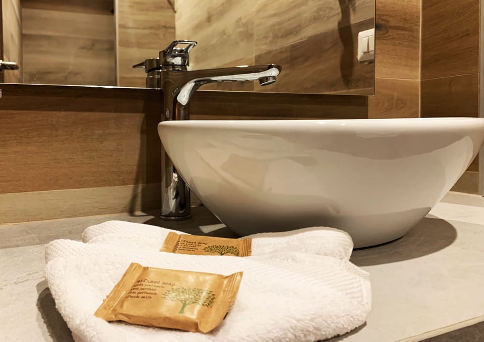 Double Room | Bathroom | Shower, rainfall showerhead, free toiletries, hair dryer