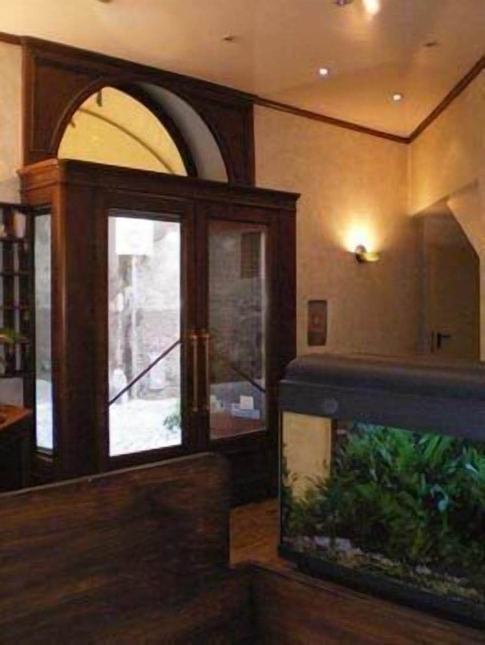 Interior entrance