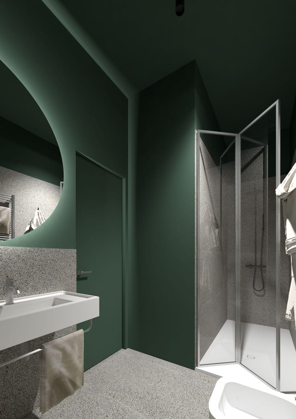 Single Room | Bathroom | Shower, free toiletries, hair dryer, bidet