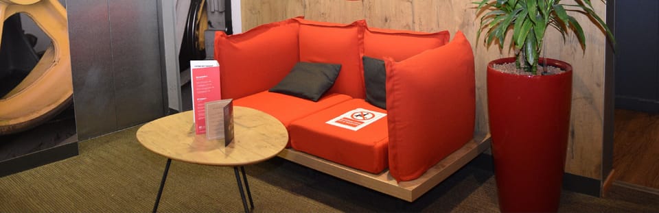 Lobby sitting area
