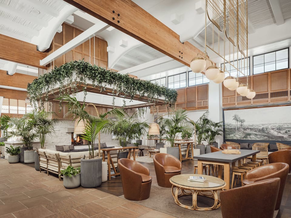 Lobby sitting area