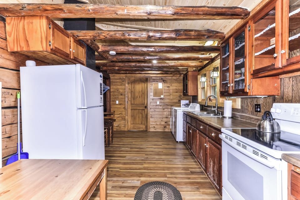 Plenty of counter space for meal prep.