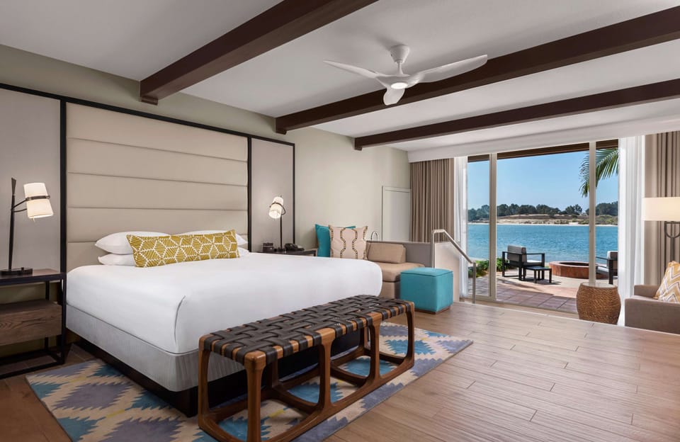 Studio, 1 King Bed, View (with Firepit) | Premium bedding, down comforters, pillowtop beds, in-room safe