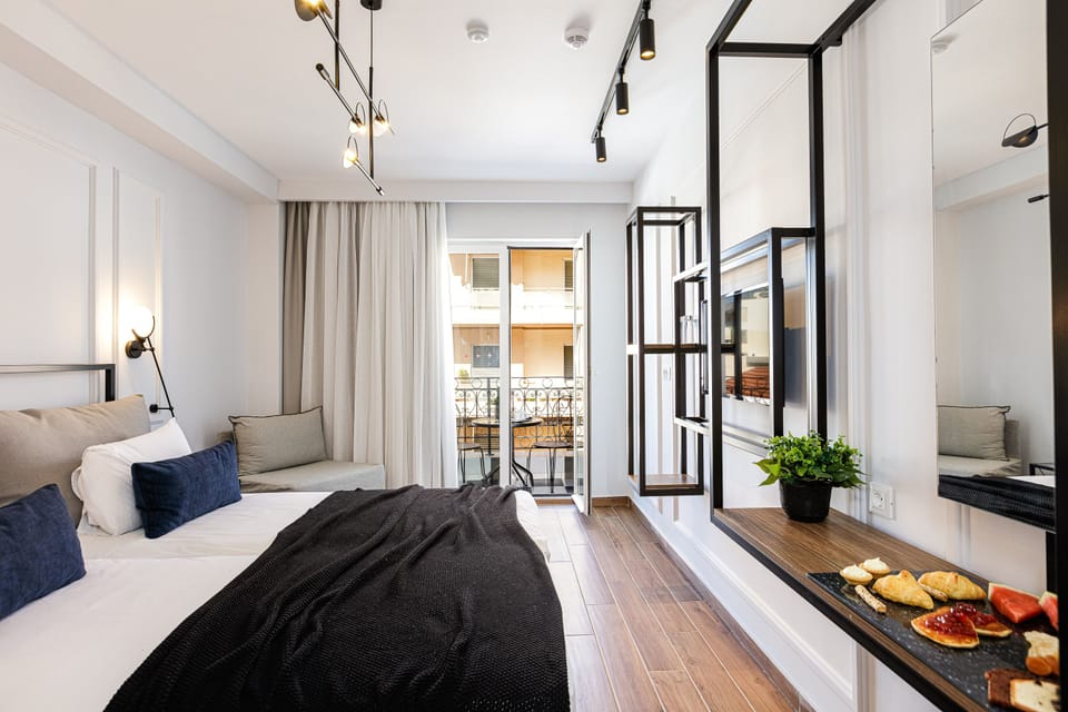 Premium bedding, down comforters, pillowtop beds, minibar