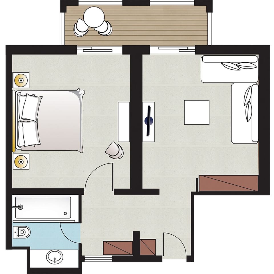 Family Suite Side Sea View | Floor plan