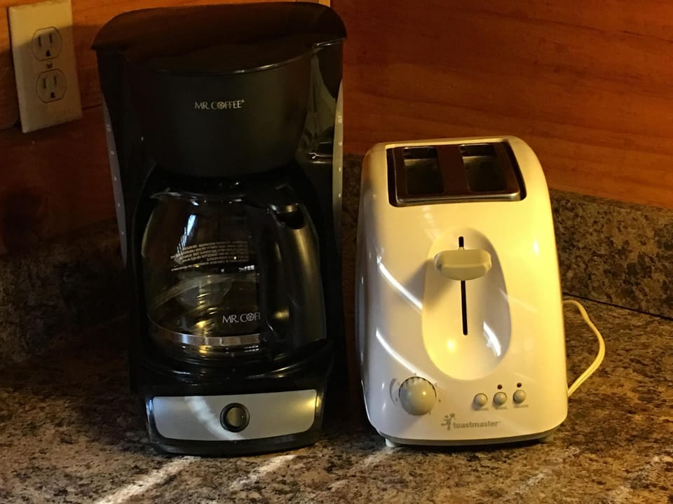 Coffee maker and toaster