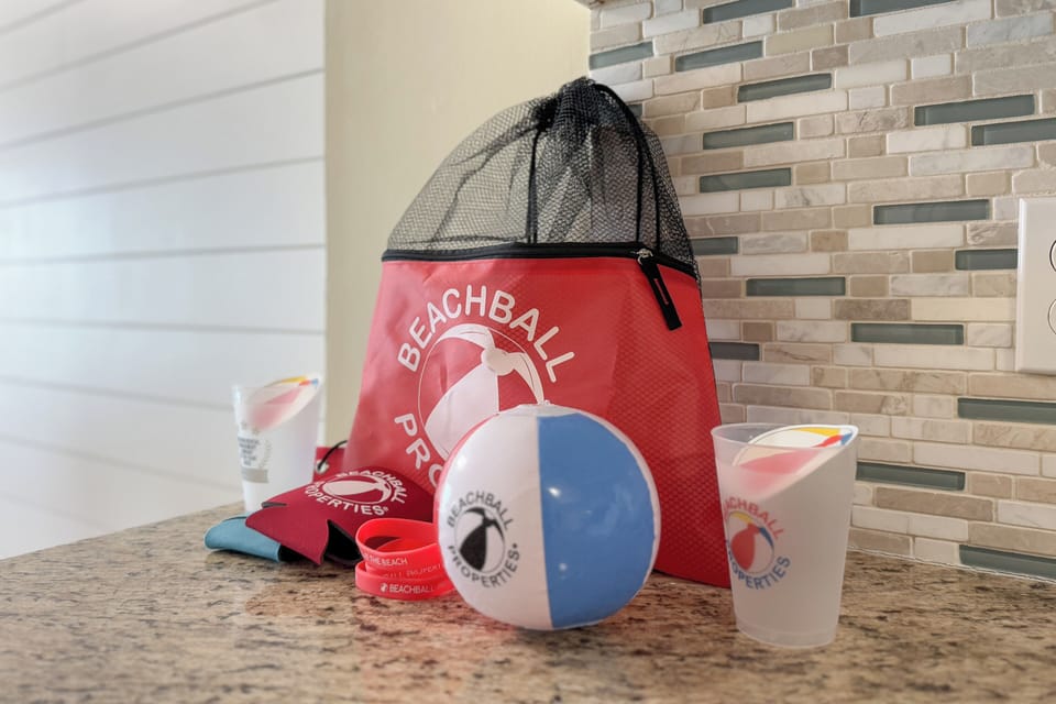 Beachball swag bag!