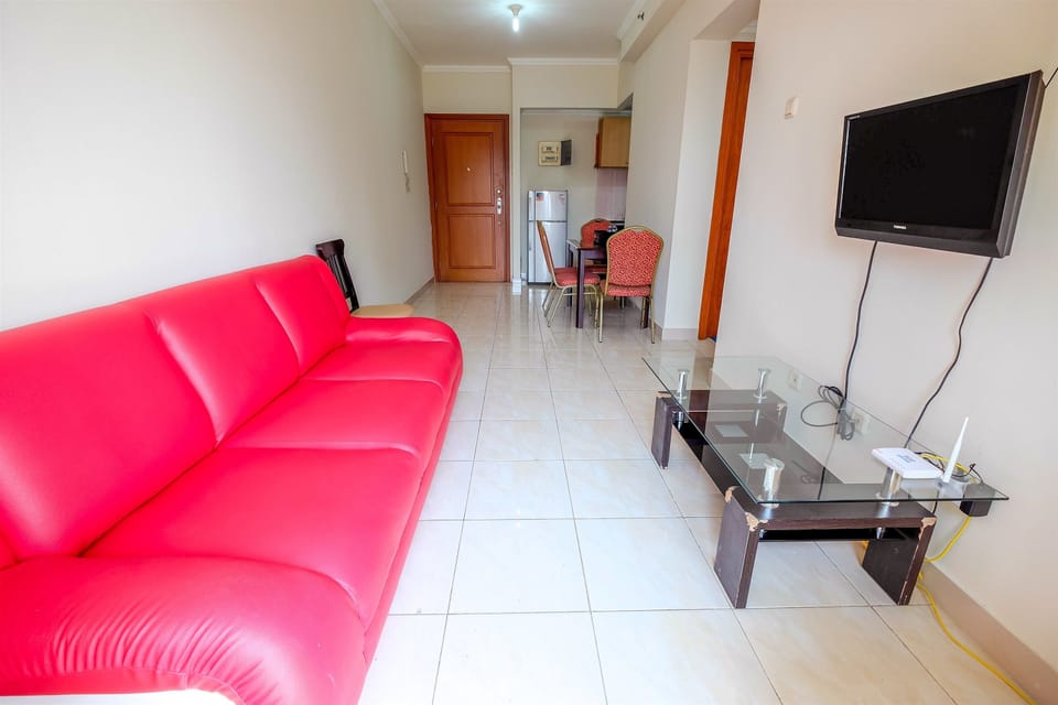 Standard Apartment, 2 Bedrooms | Living area | LCD TV