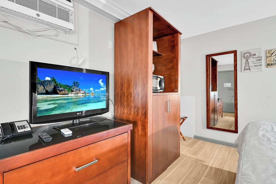 Deluxe Room, 1 King Bed, Non Smoking | Living area | LED TV