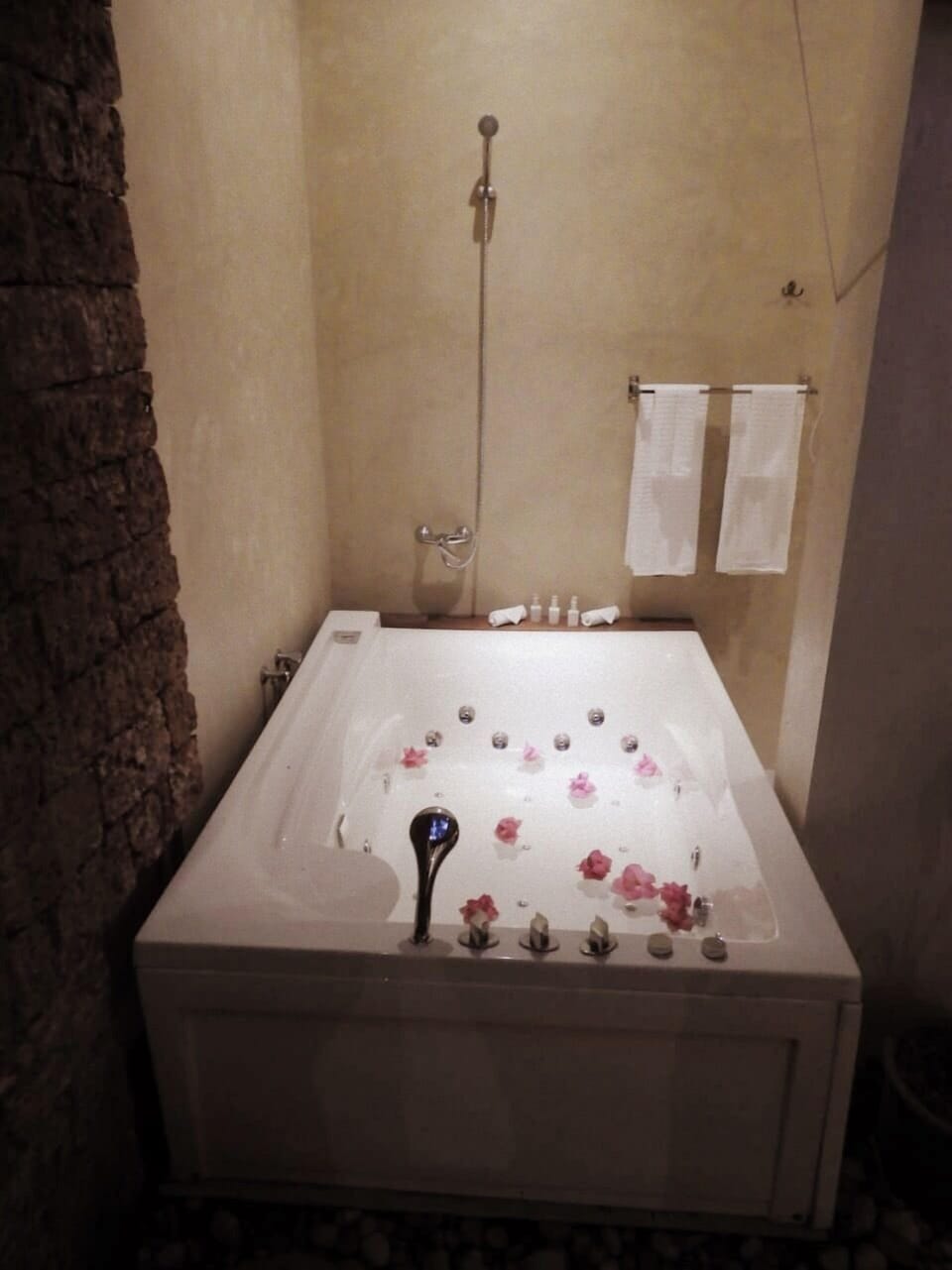Traditional Suite, Jetted Tub, Courtyard Area | Bathroom | Free toiletries, hair dryer, bidet