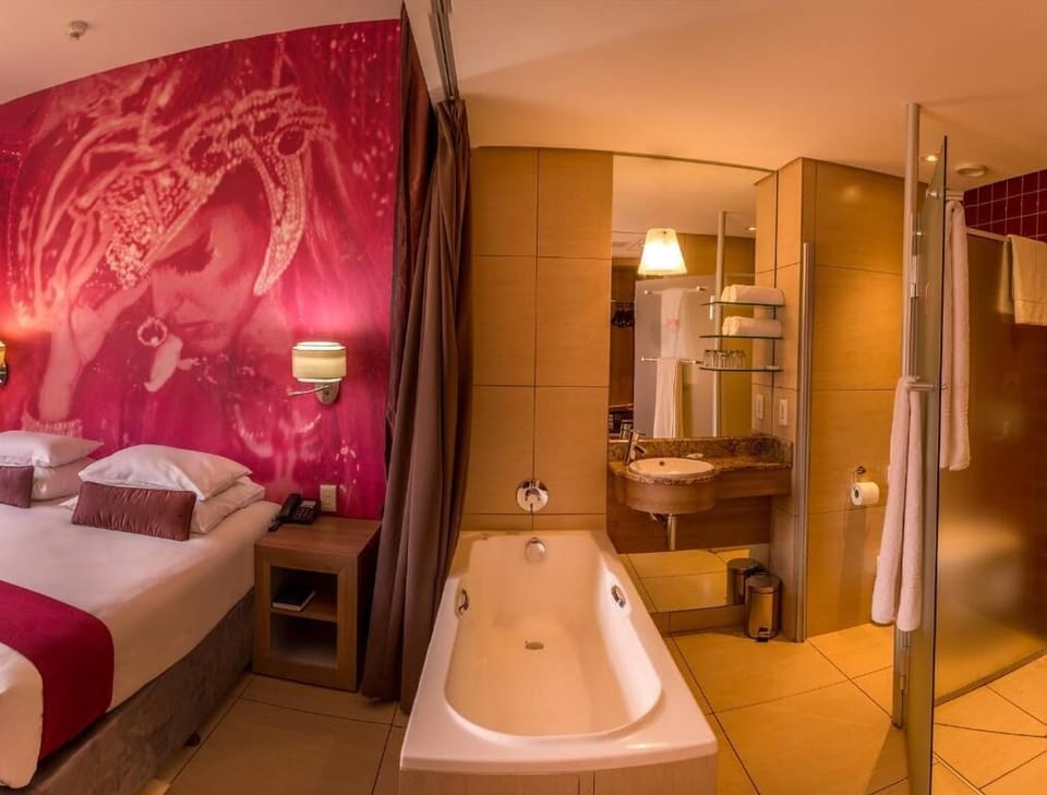 Free toiletries, hair dryer, towels