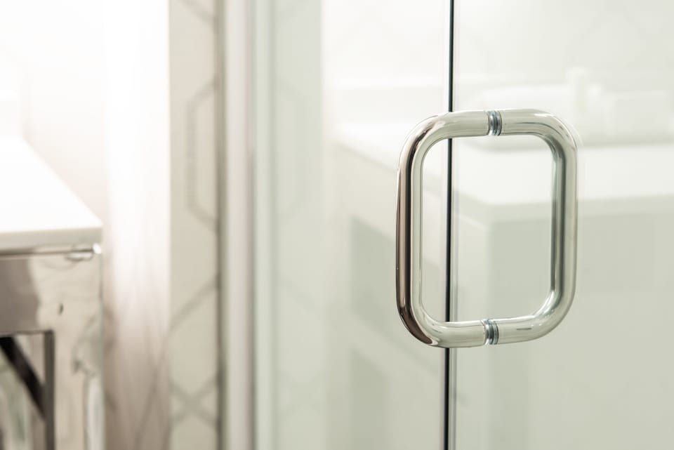 Combined shower/tub, designer toiletries, hair dryer, bathrobes