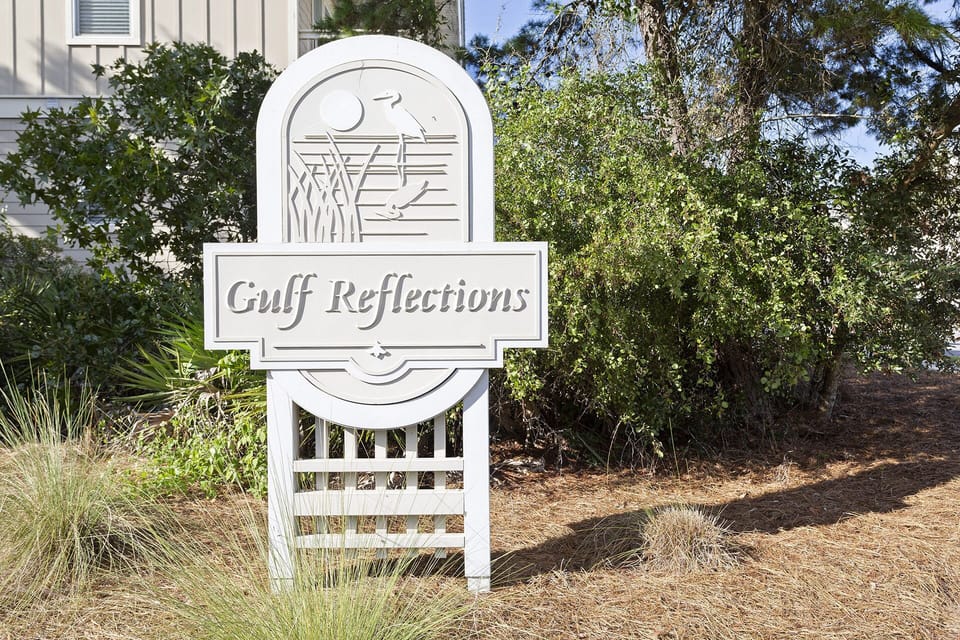 Gulf-Reflections-Sign