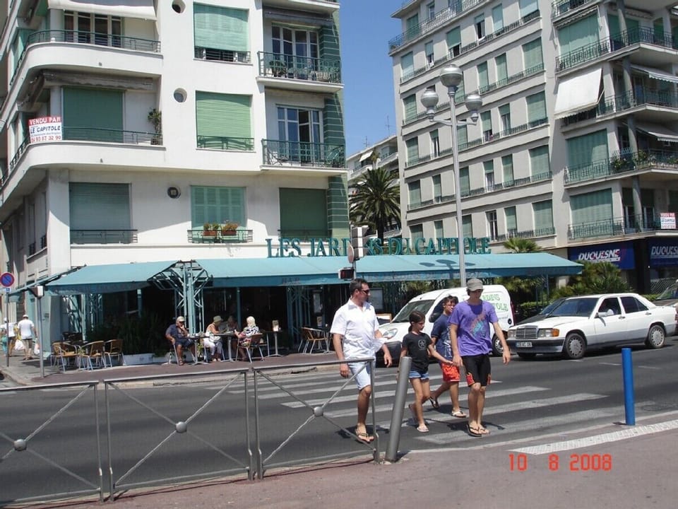 View of building from Promenade des Anglais