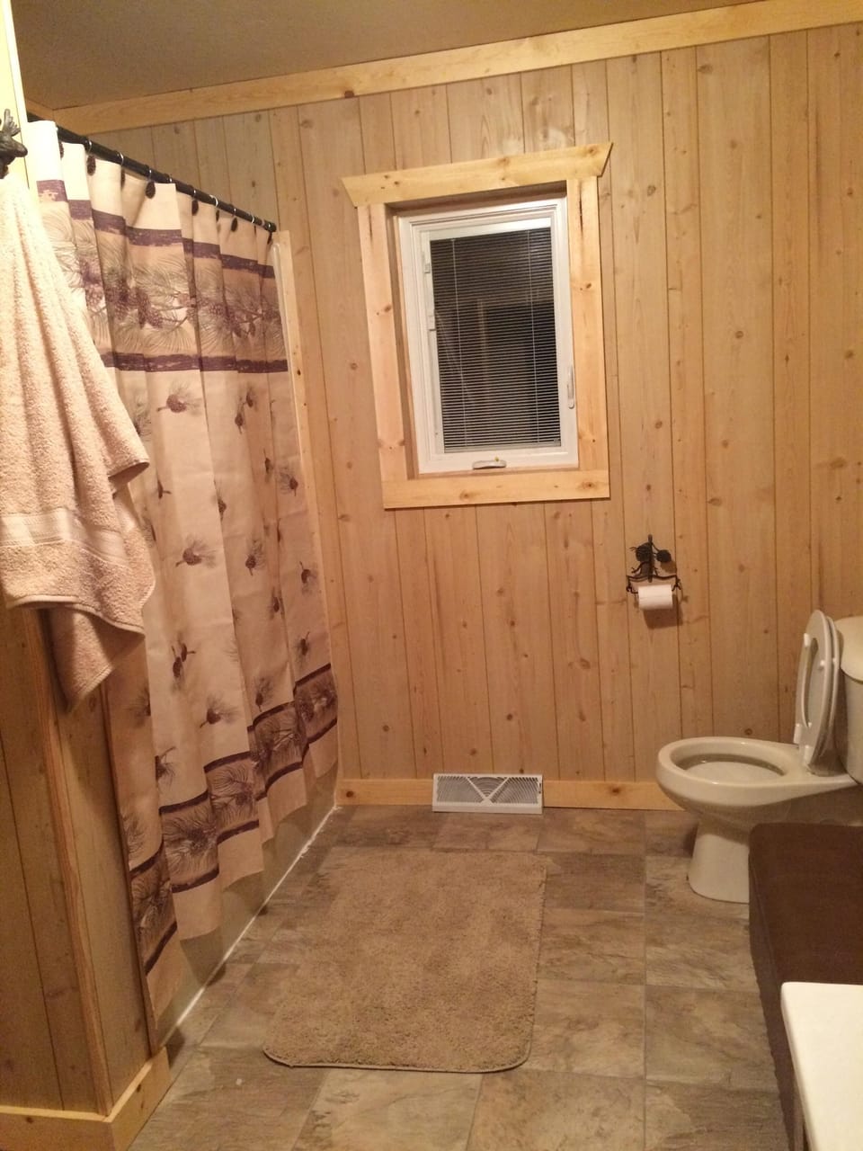Main Bathroom - shower/tub combo