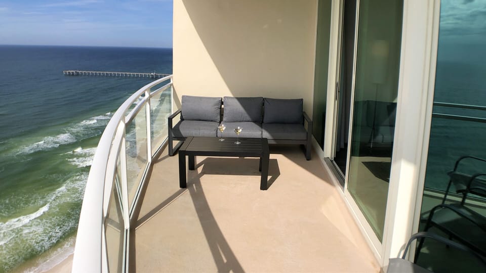 Our balcony also has a view of the pier.....at Pier Park!