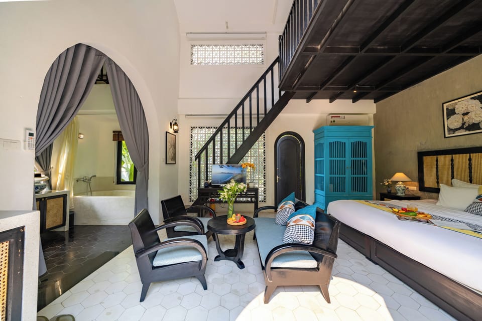 Family Villa, Garden View | Premium bedding, down comforters, pillowtop beds, minibar