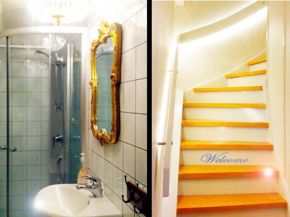 Shower, towels