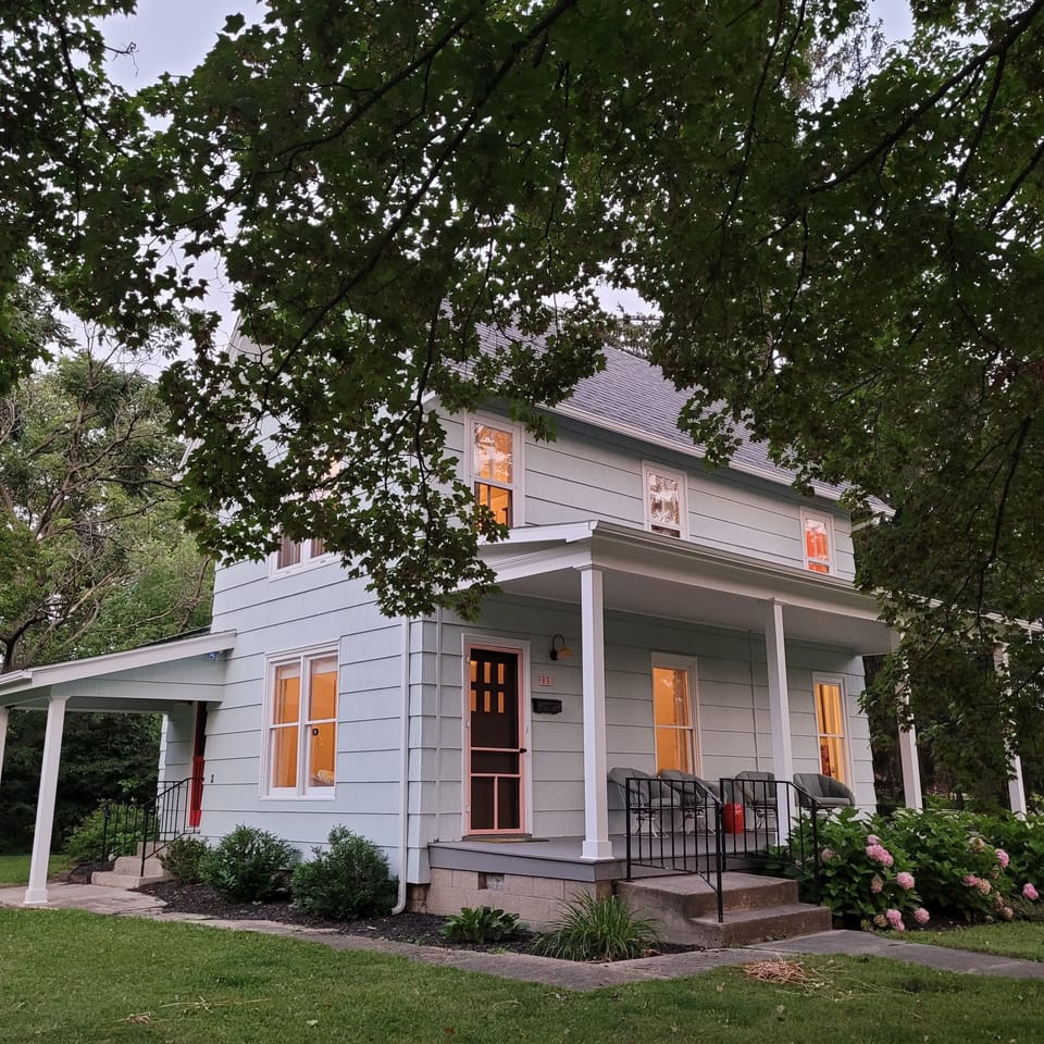 front of cottage - deep front porch