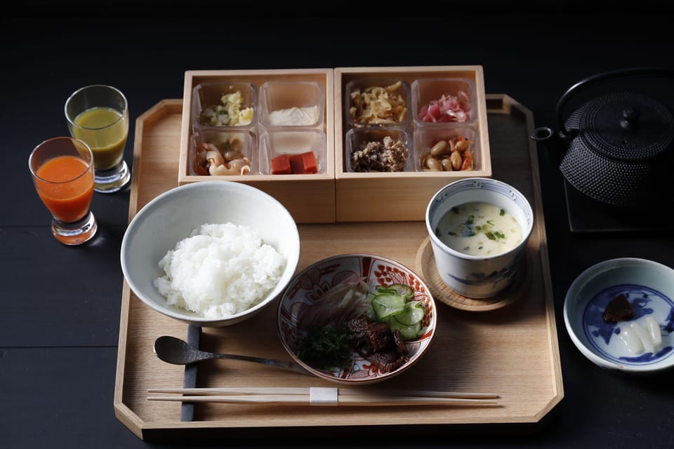Japanese breakfast for a fee