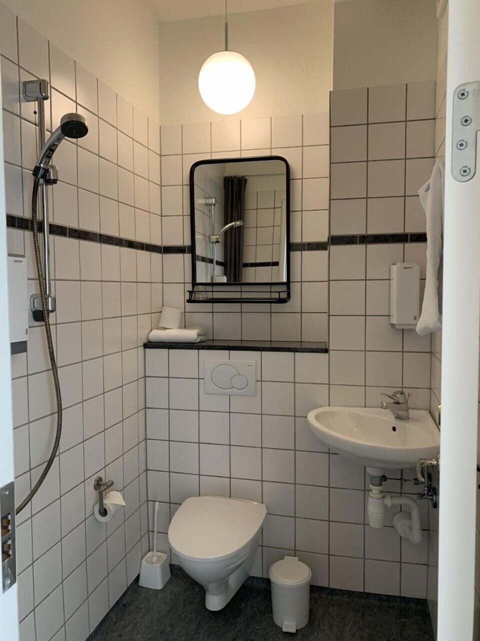 Double or Twin Room, Private Bathroom | Bathroom | Hair dryer, towels