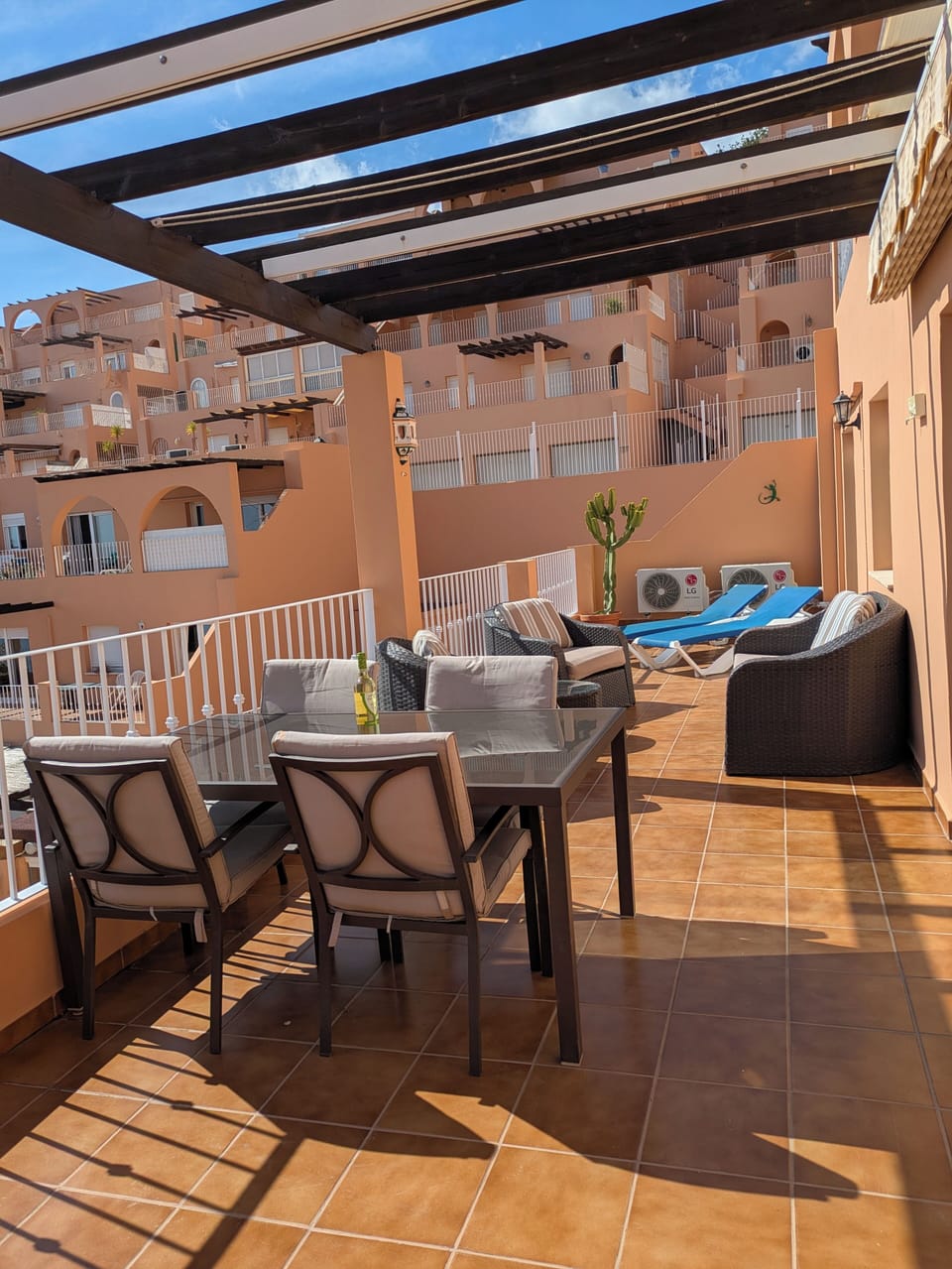 Private large terrace
