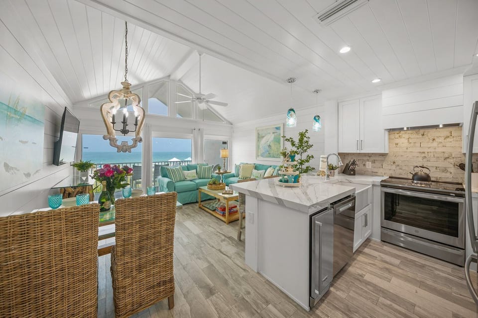 Open Concept Kitchen and Living Room