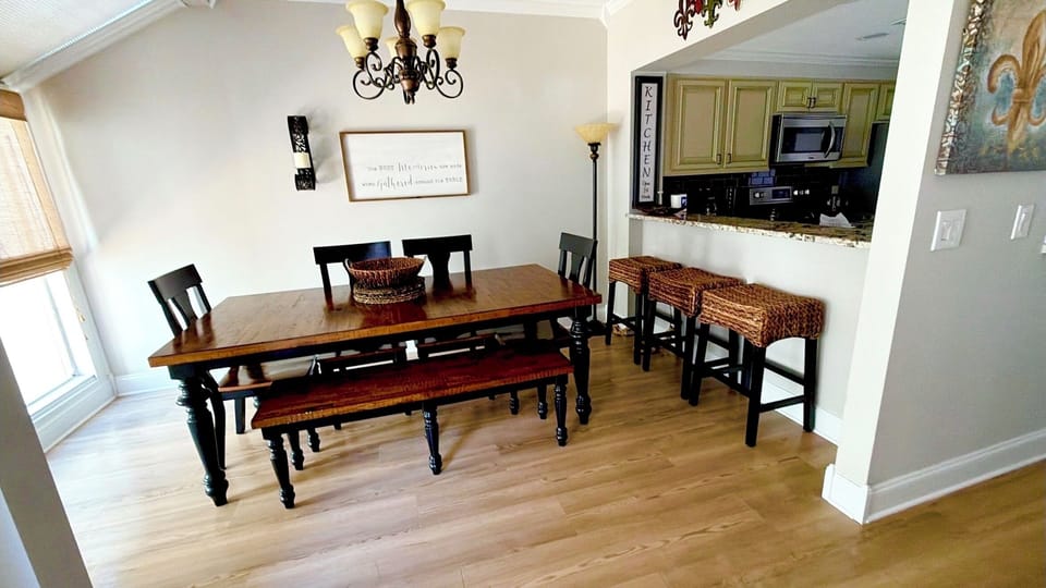 View of dining room area
