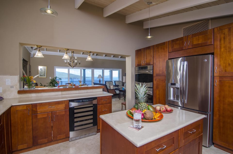 Kitchen and View Beyond