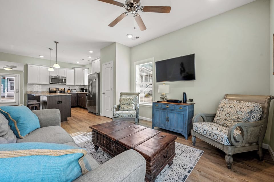 Living Area with Patio Access on First Level