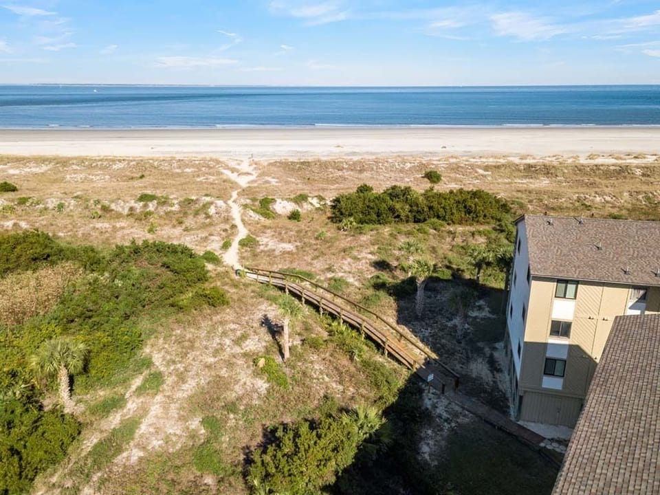 Beach Access overhead