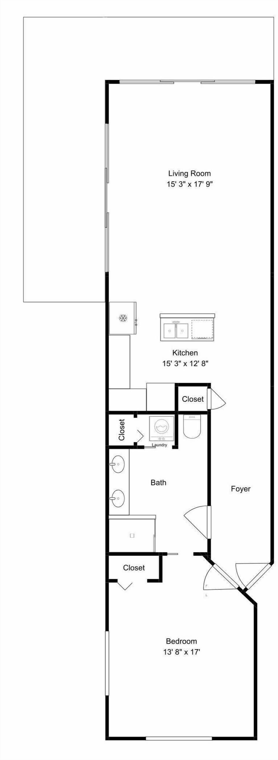 Ocean Song 321 - Floor Plan