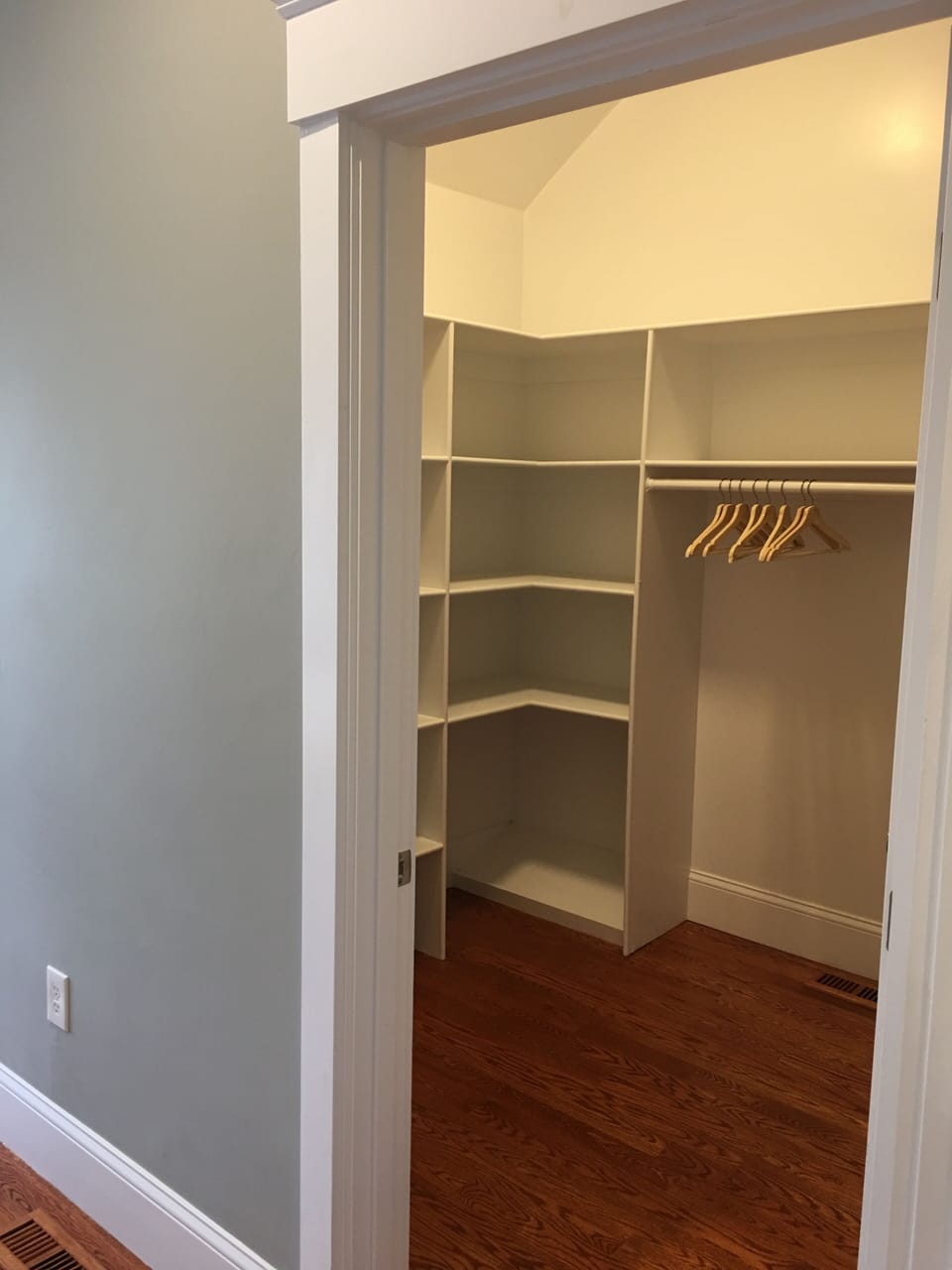 Master bedroom closet
